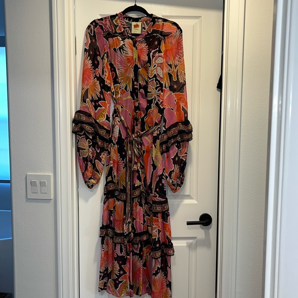 Farm Rio floral dress size small